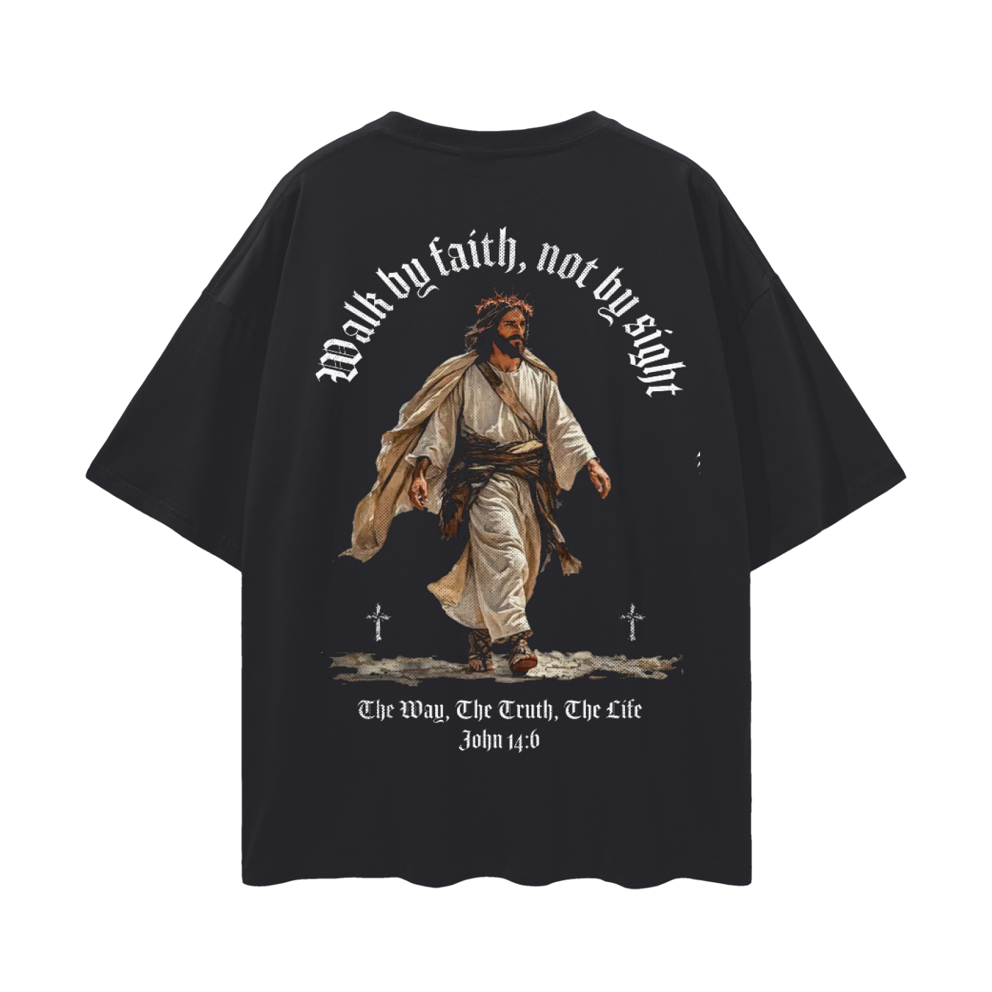 Walk by Faith Not by Sight Oversize T-Shirt